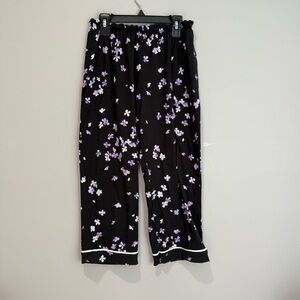 Simply Vera Vera Want Short Sleeve Notch Collar Pajama Bottoms
